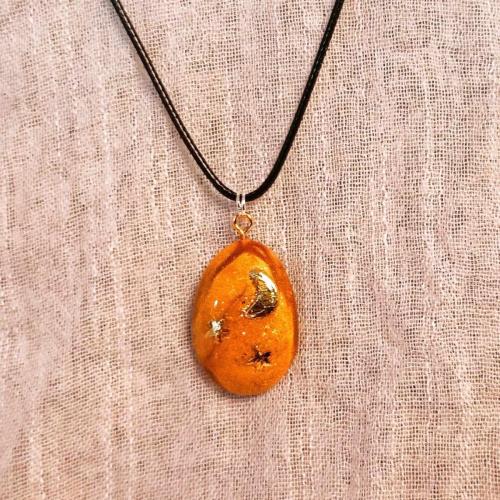 Golden Moon Pendant